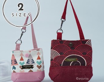 Totie Pouch Sewing Pattern: Mini Tote Keychain, Beginner-friendly