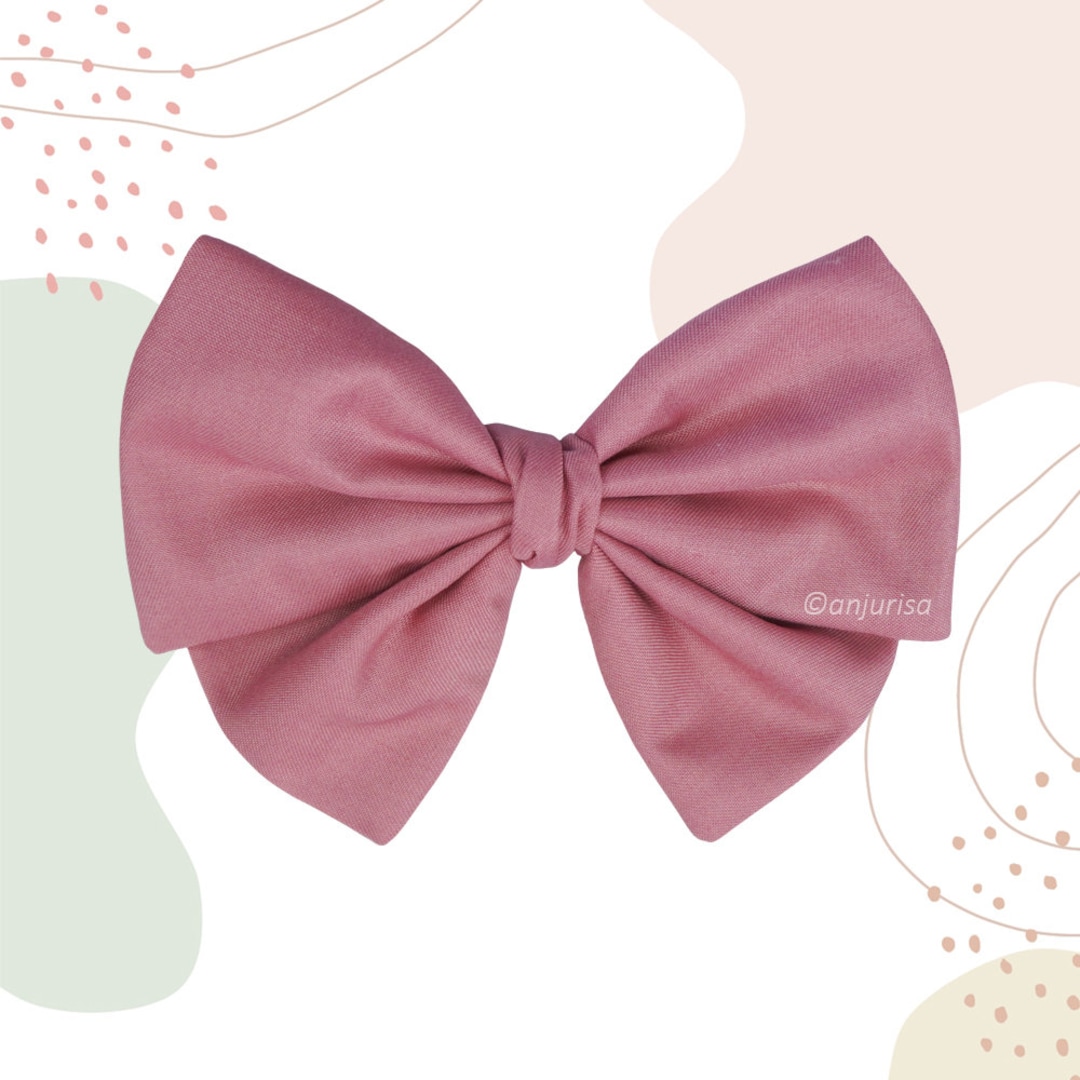 Dainty Bow Sewing Pattern the Ultimate Hair Bow Sewing Guide Instant Download Premium PDF