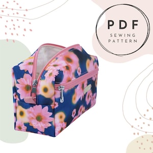 Gemi Boxy Pouch DIY Sewing Guide - Step-by-Step Templates for Boxy Dual-Zipper Pouches image 2