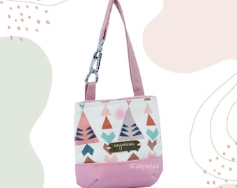 Patrón de costura para bolso Totie: Mini llavero tipo bolso, ideal para principiantes (PDF)