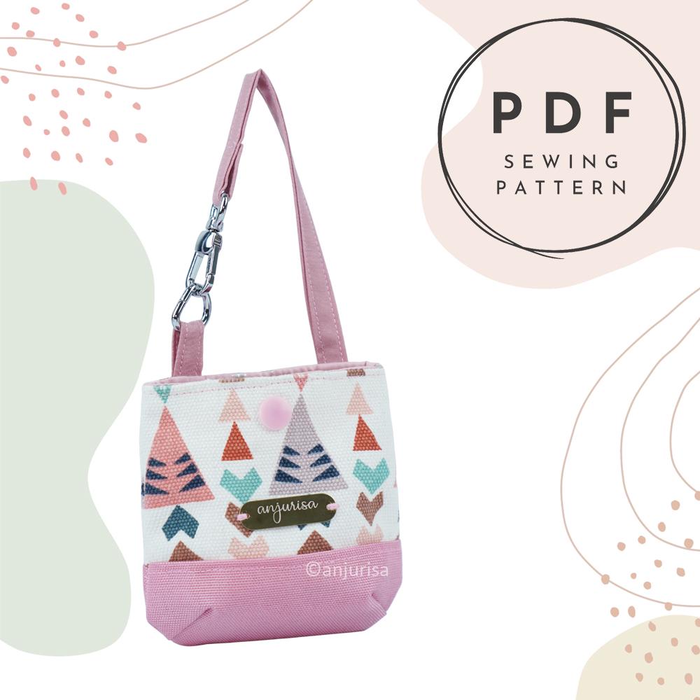 【COOTIE】キーチェーン（袋なし） Totie Pouch Sewing Pattern: Mini Tote Keychain, Beginner-friendly