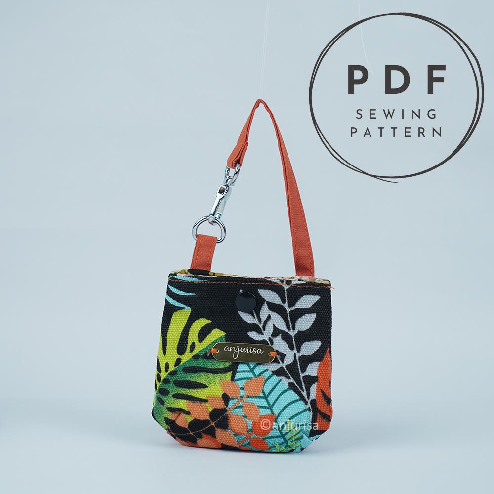 【COOTIE】キーチェーン（袋なし） Totie Pouch Sewing Pattern: Mini Tote Keychain, Beginner-friendly