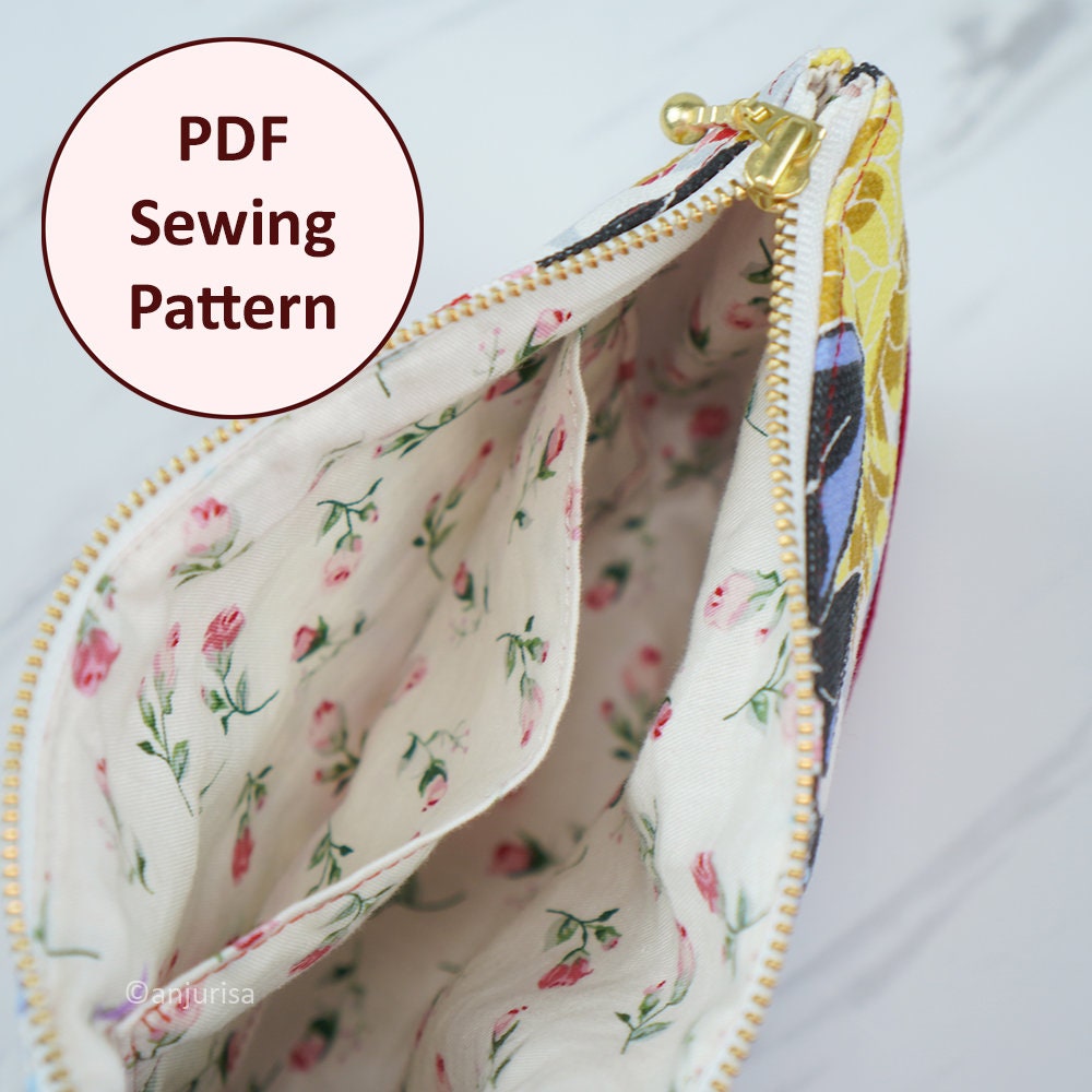 Standout Pouch Sewing Pattern: Beginner-friendly PDF Guide (5 Sizes) - Etsy
