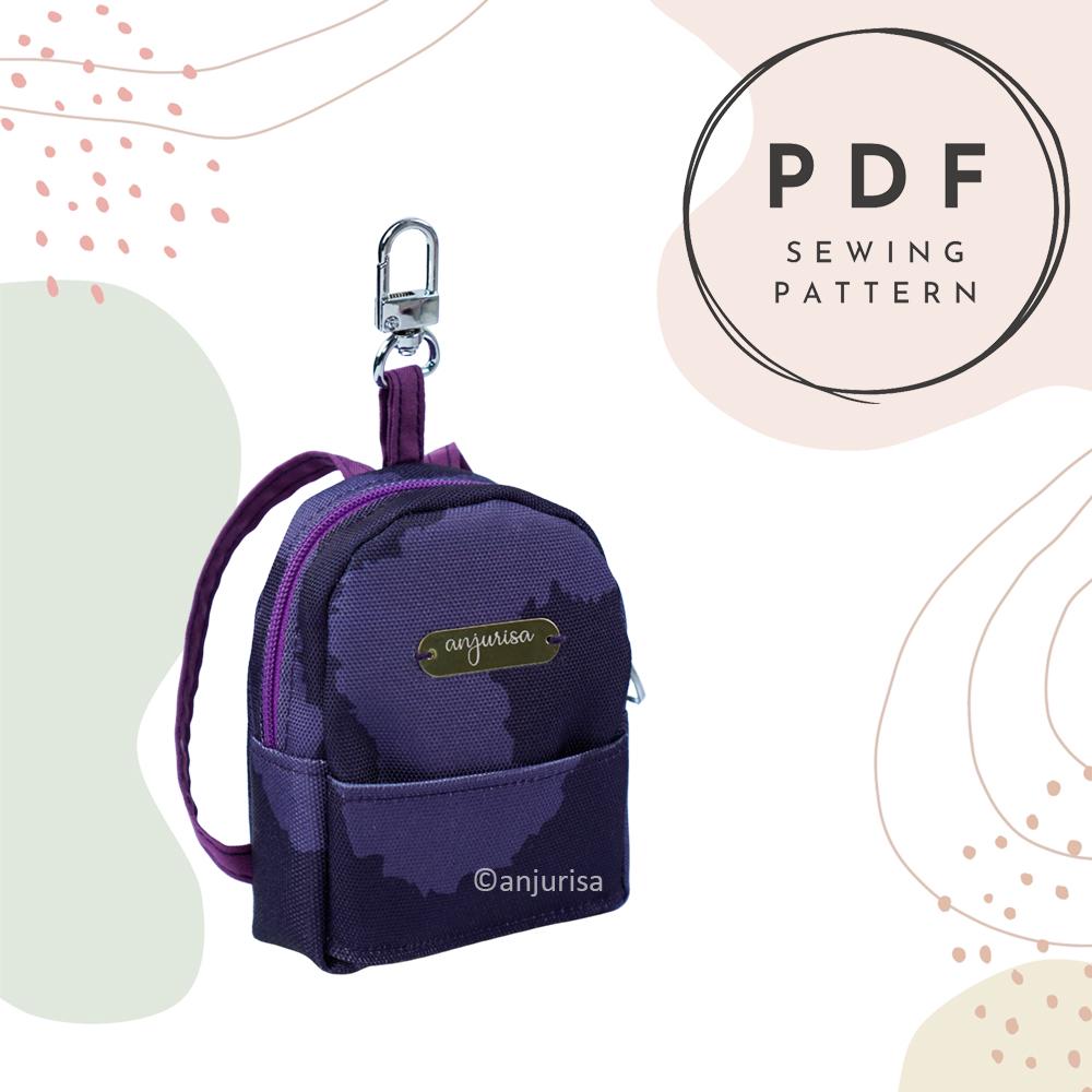 Becky Pouch Mini Backpack Sewing Pattern – 3 Sizes PDF - Etsy