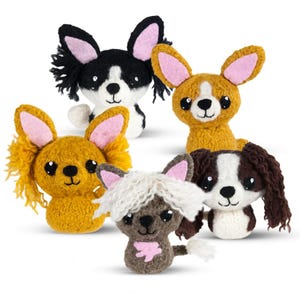 In the Doghouse 2 Felted Knitting Amigurumi Dog Pattern