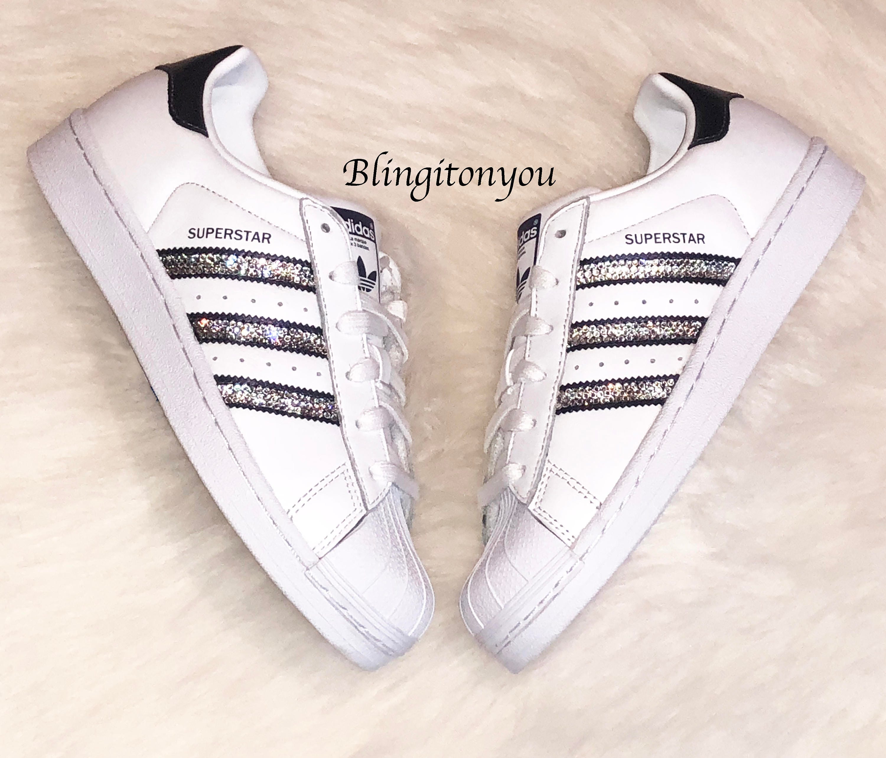 Bling Adidas Superstar with Swarovski 