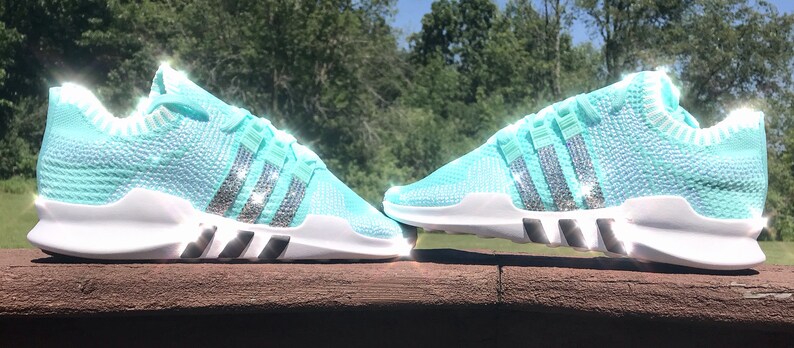 Sale today!!! Swarovski adidas Originals EQT Support ADV Primeknit Energy Aqua Women's Swarovski Blinged Adidas Shoes Sale today!!! Swarovski adidas Originals EQT Support ADV Primeknit Energy Aqua Women's Swarovski Blinged Adidas Shoes
