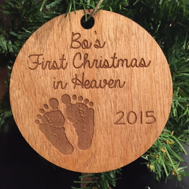 Baby First Christmas In Heaven Ornament 