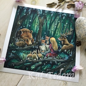 Il narratore, stampa giclée, 8x8 pollici