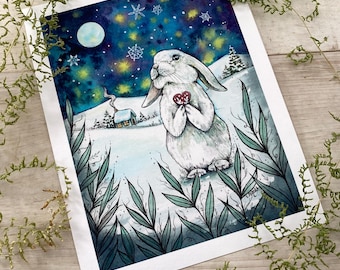 Winterland, Print, 15x20cm