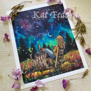 Mit The Stars, 38x36cm, Print