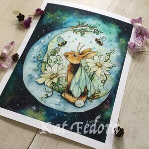 Bunner Bee, Print, 8x10 inches