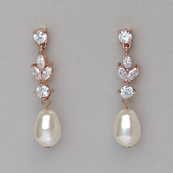 Gold Wedding Earrings - Etsy