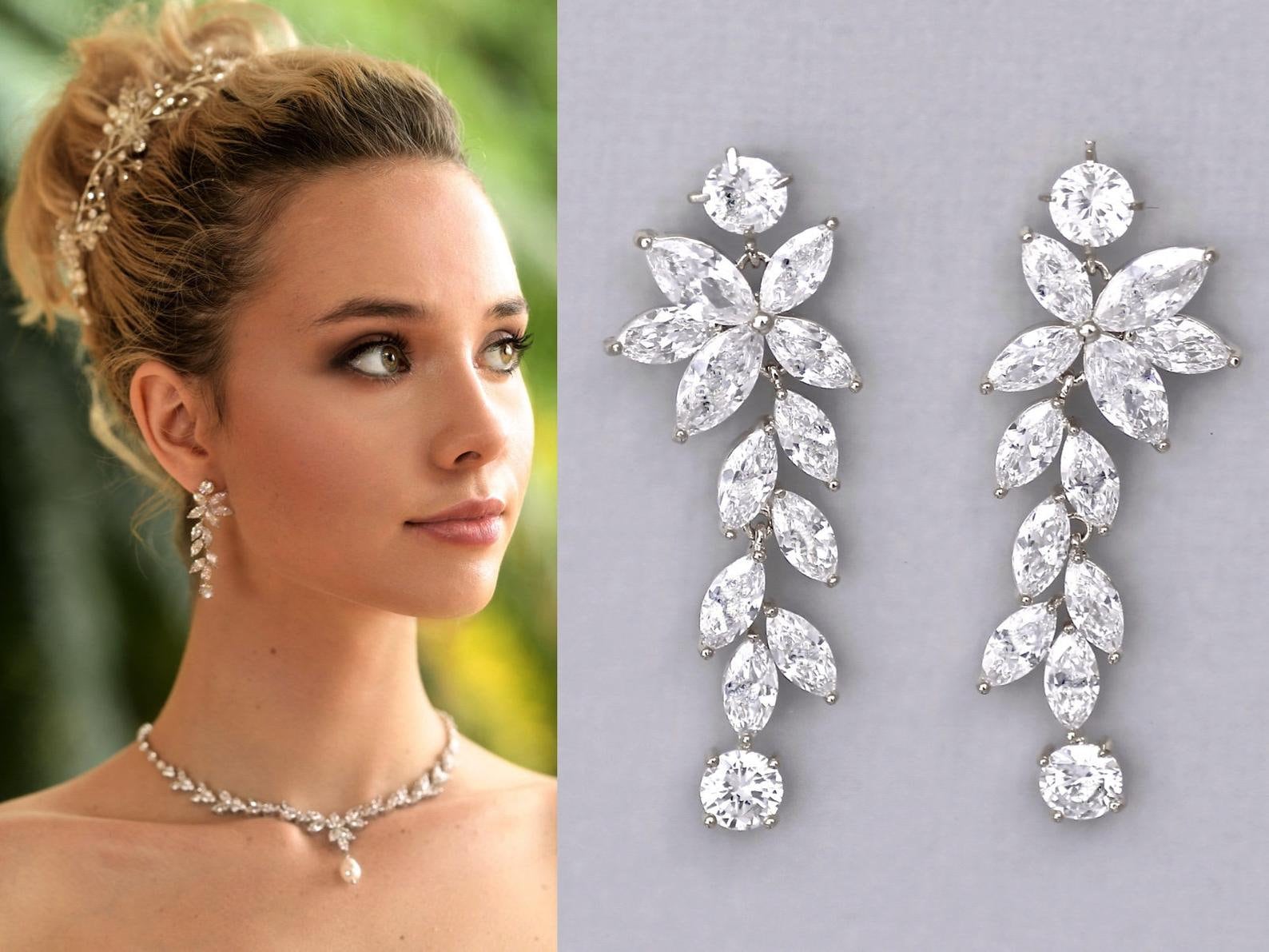 Boucles d'oreilles lustre cristal Maxime