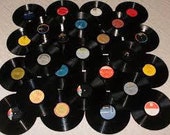 Vintage Vinyl Records Lot of 10 for craft, art projects, decoration, parties 12 quot