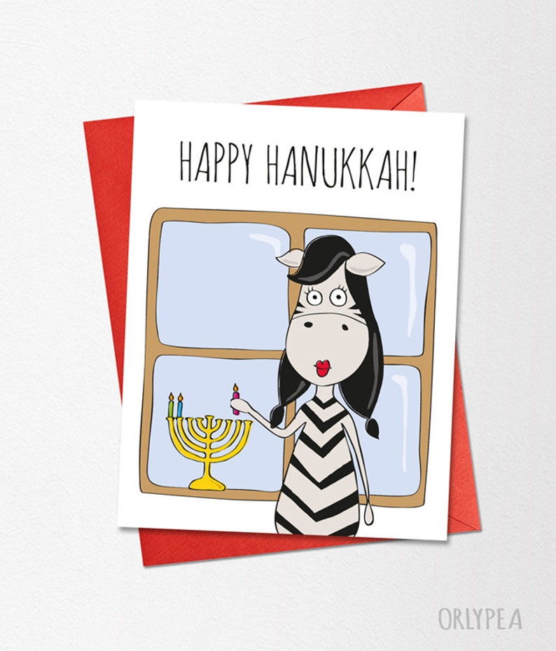Printable Hanukkah Card Happy Hanukkah Funny Hanukkah Card Etsy