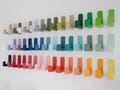 Adhesive colored wall hooks, 40mm length, beech wood, kids room decor, wooden wall hanger product logo