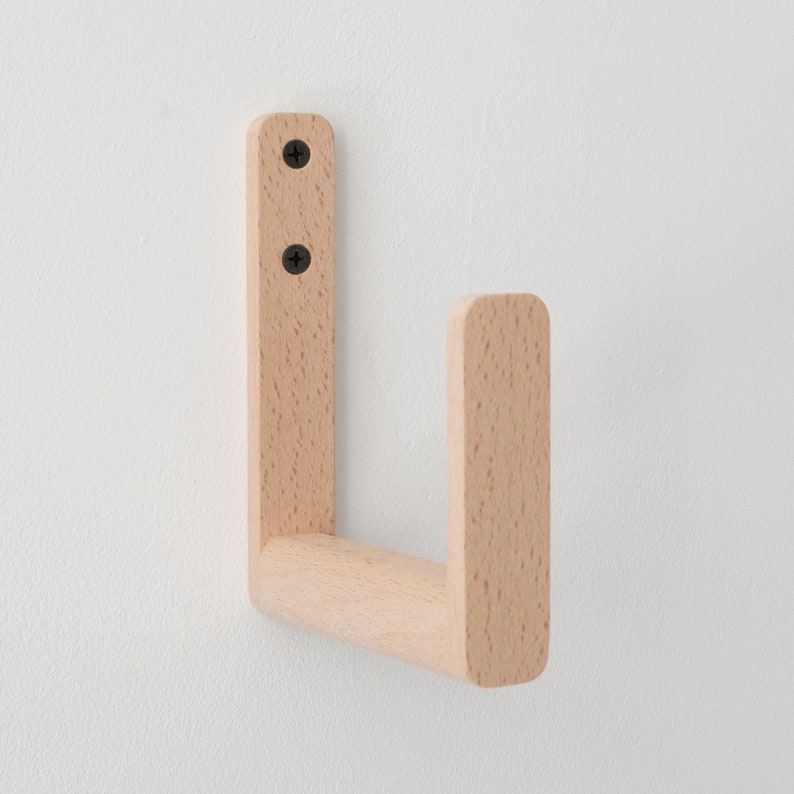 Wooden Yoga Mat Hooks Set Beech Wooden Yoga Mat Holder Etsy