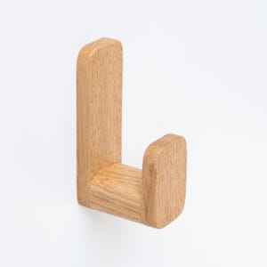 Various wooden wall hooks, simple wall hook, wooden coat hook, clothes hook