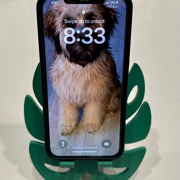 Monstera Leaf Phone Stand