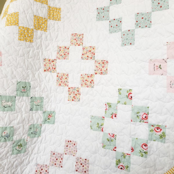 Granny Square Quilt Pattern - pdf pattern