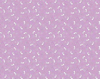 Storytime 30s - Conejitos Violeta - Tela Retro - Tela de Animales - Tela Infantil - Telas Riley Blake - Tela para Acolchar - Tela de los años 30 - 1930
