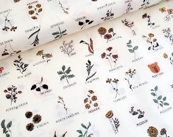 AGF Open Road Collection - Roadside Wildflower  - Art Gallery Fabric- Flower Fabric - Floral Fabric- Wildflower Fabric -Bonnie Christine