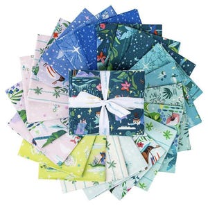 Forever Neverland- Precuts - 5 inch Charm Pack - 10 inch Stacker - Riley Blake - Jill Howarth -  Precuts - Peter Pan - 42 piece