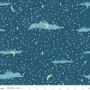 Forever Neverland - Pixie Dust Night - Peter Pan Fabric - Riley Blake Fabrics - Storybook Fabric- Jill Howarth - By the Yard