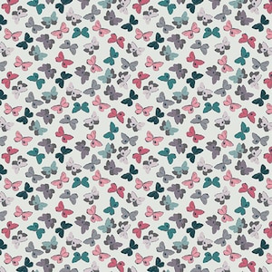 Nightfall Collection - Mothlike Shadows Pure  -Art Gallery Fabric- Butterfly Fabric - Modern Fabric -Modern Fabric- Fabric by the Yard