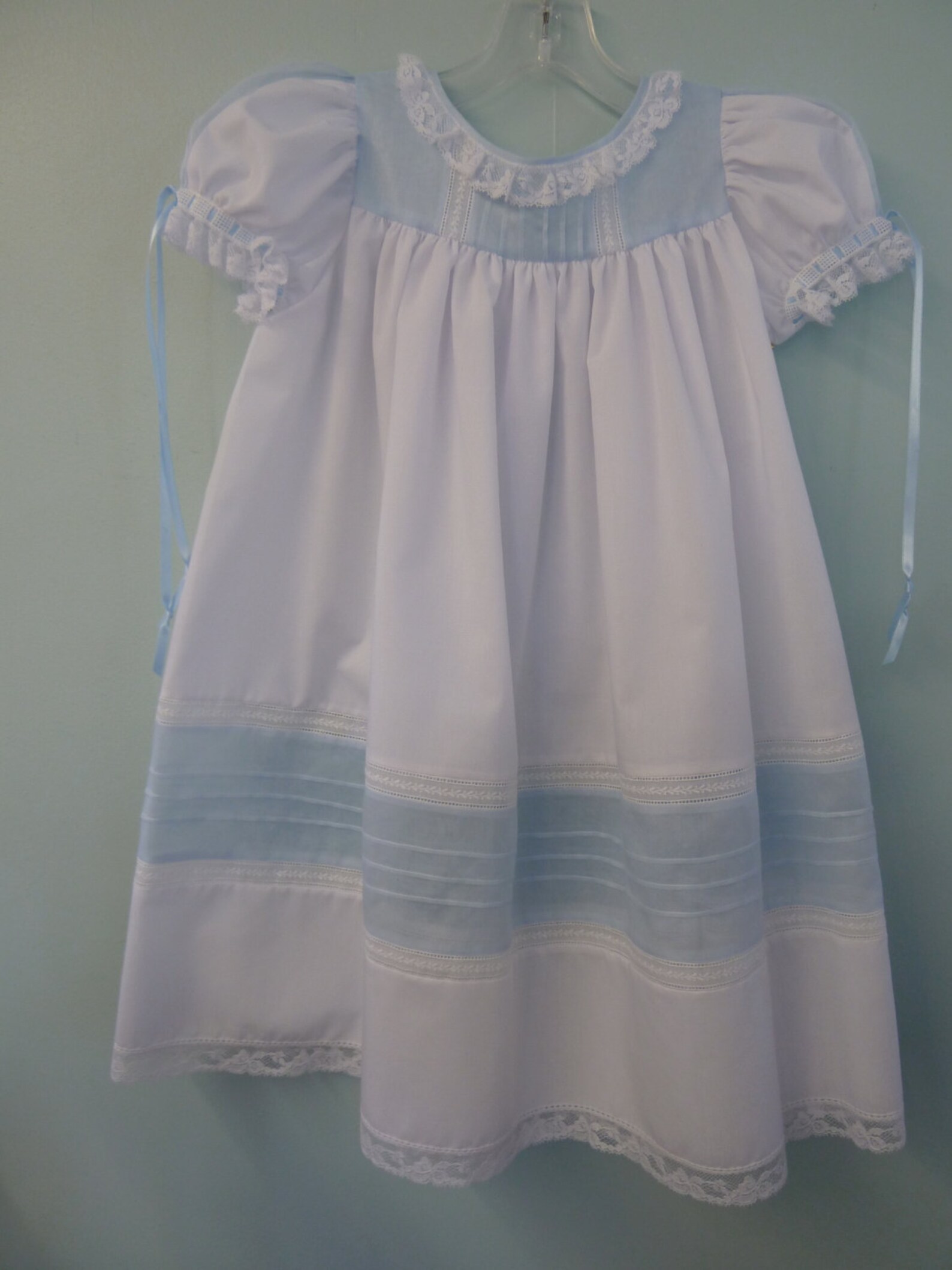 Easter Plaid Fancy Ruffle Dress