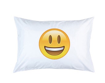 Face with stuck out tongue Emoji pillow Emoji Pillow Case Face screaming in