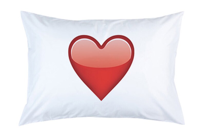 Heart emoji Pillow cover Emoji Pillow Case Hipster gift Emoji Etsy