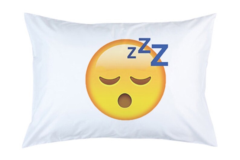 Sleeping Face Emoji Pillowcase Gift Present Funny For Fans Etsy