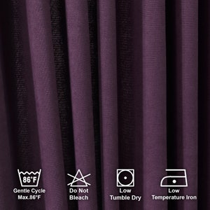 Polyester Backdrop Drape Curtain Panel - (Eggplant