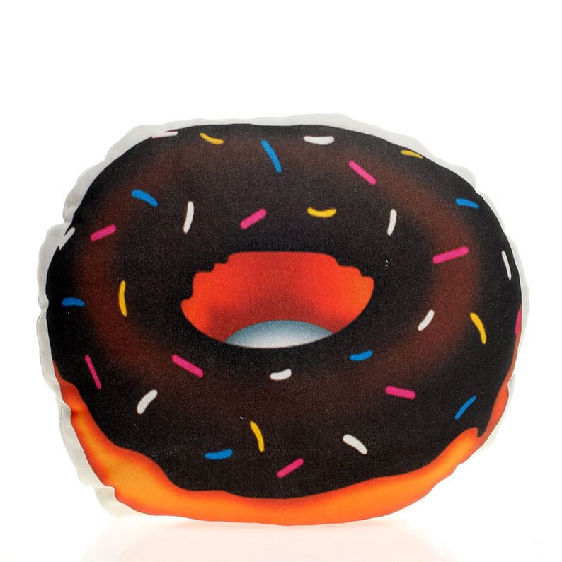 Doughnut Donut Pillow Funny Gift Bed pillows Food Pillows Etsy