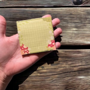 Mushroom Dream Sticky Notes - 50 sheets