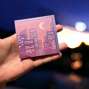 Pastel City Sticky Notes - 50 sheets
