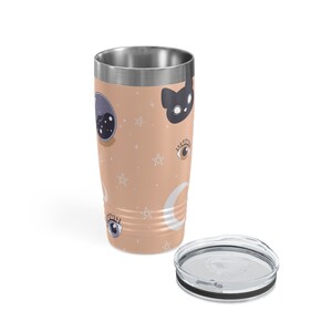 Witchy-beker met ring en kristalpatroon, 20 oz afbeelding 5