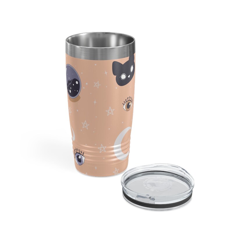 Witchy-beker met ring en kristalpatroon, 20 oz afbeelding 5