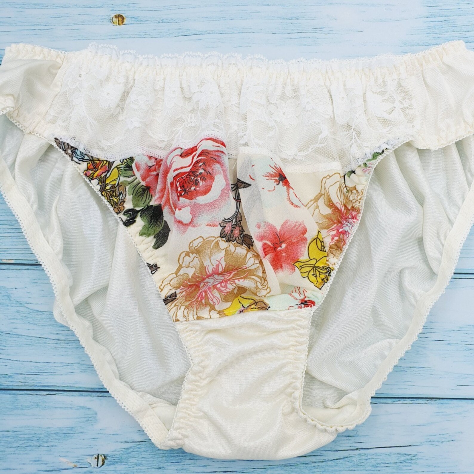 L bragas bragas de encaje bragas vintage bragas de nylon Etsy