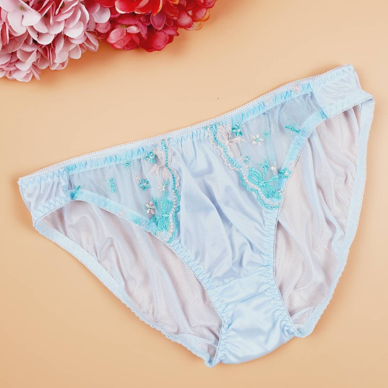 Soft BlueXL Vintage style panties Etsy