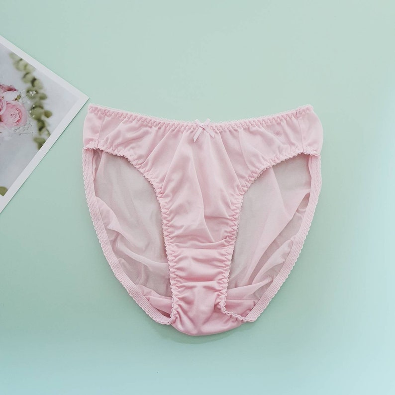 Pink Satin Panties tiny Cute Pantiescomfy Panty | Etsy