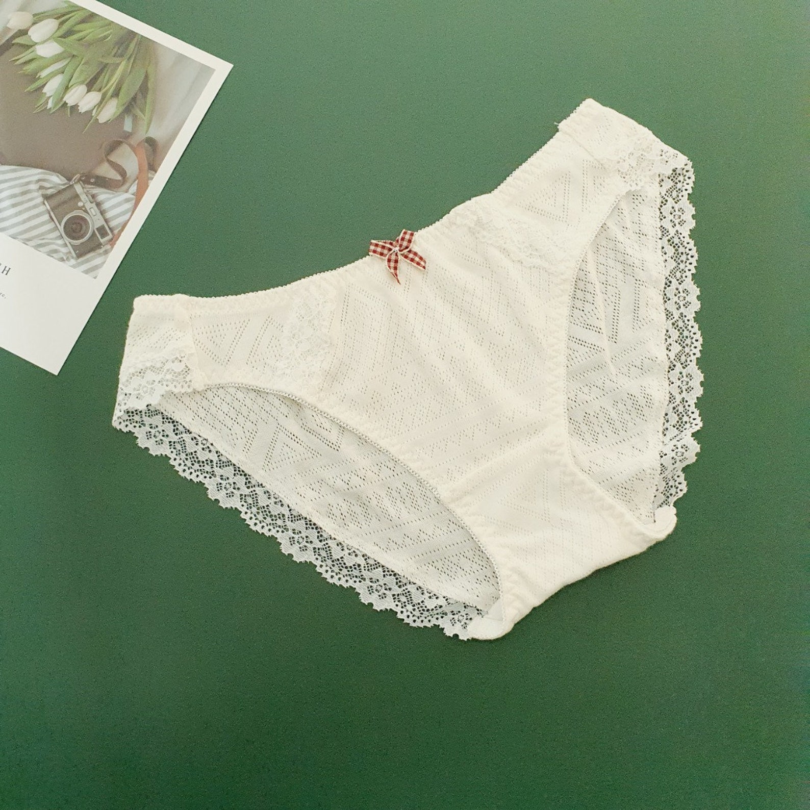 Bragas de algodón bragas blancas bragas de encaje bragas Etsy