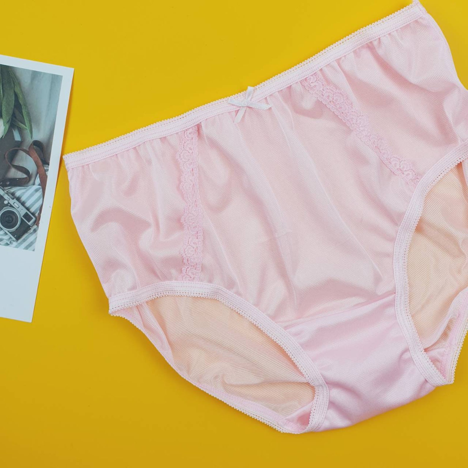 Pink nylon PantiesL pantiesXL panties Etsy