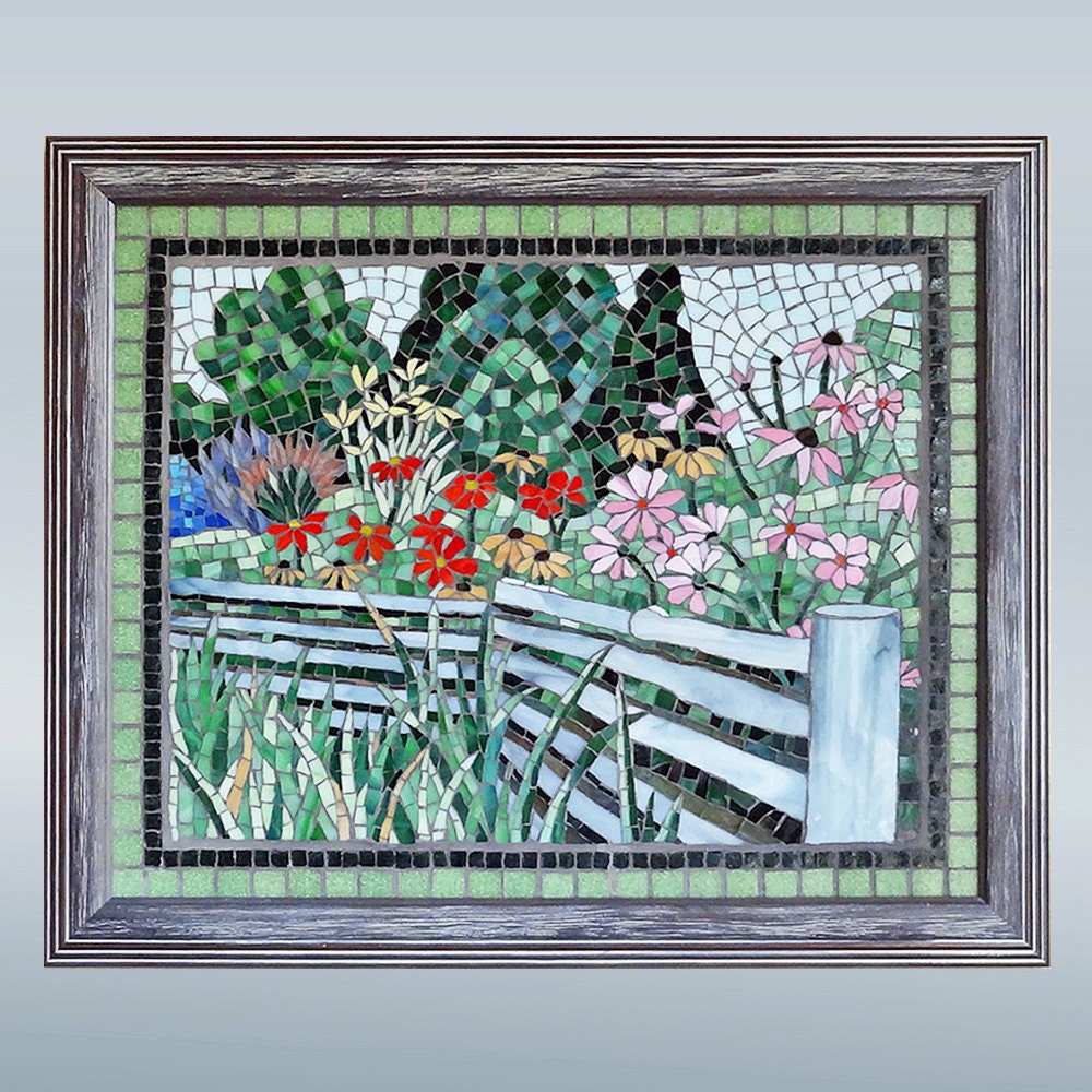 Door County Art Stained Glass Mosaic titled Ephraim Etsy