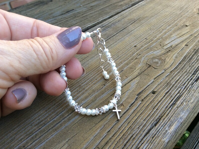 Baby Keepsake Jewelry New Baby Gift Baptism Bracelet Etsy