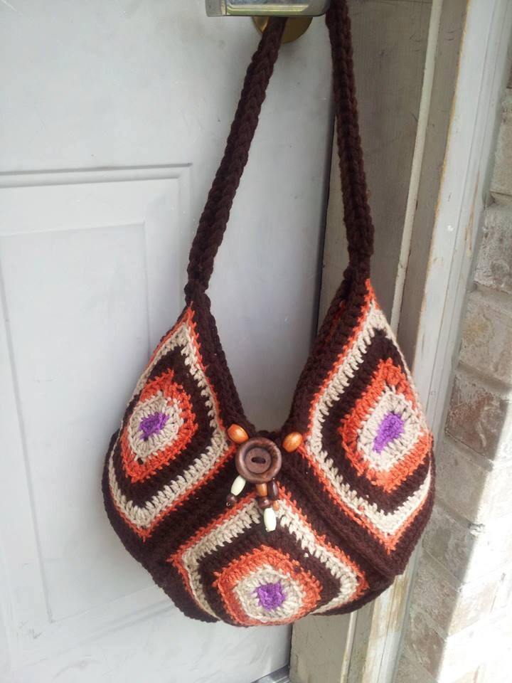 Gorgeous Granny Square Fully Lined Beaded Crochet Bag Pattern - Etsy