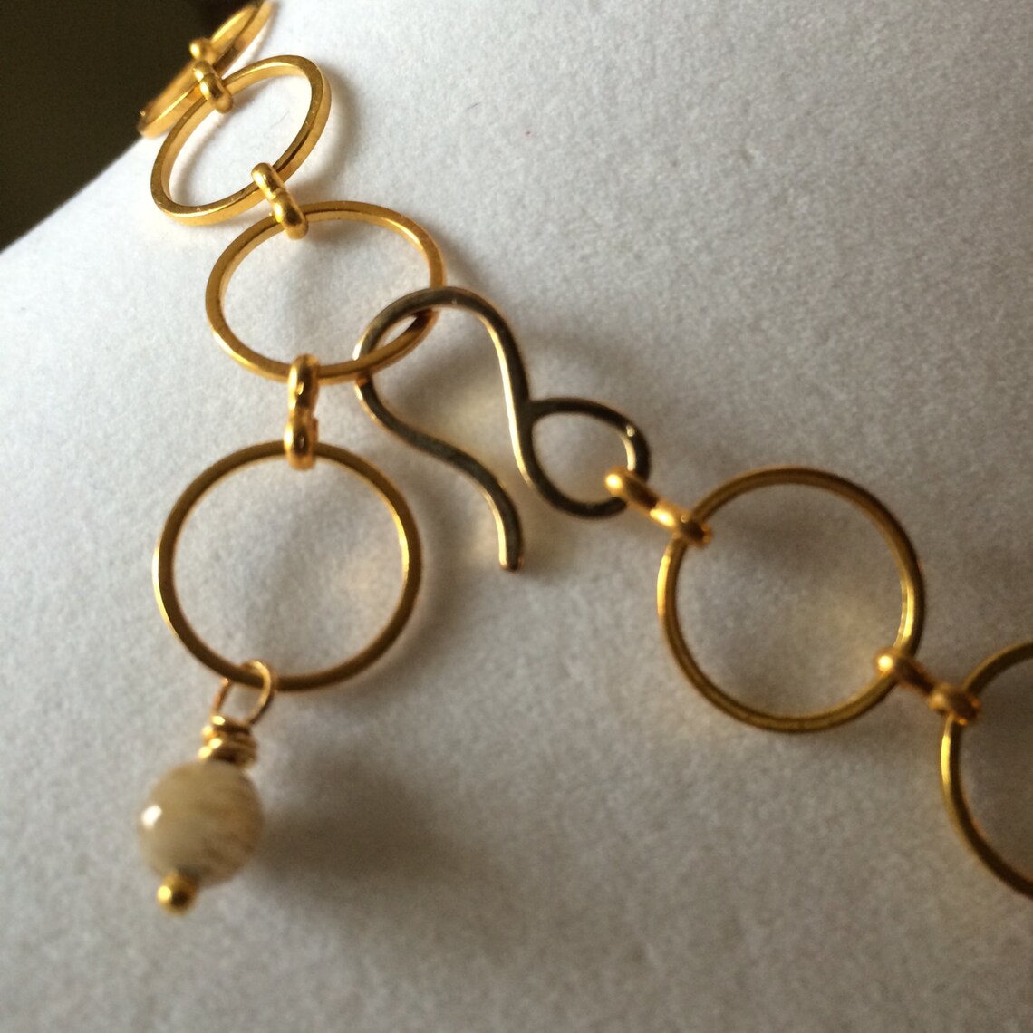 Olivia Gold Plated Necklace Etsy