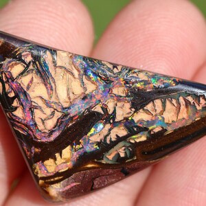 Australian Opal necklace, Rainbow Opal necklace, boho necklace, one of a kind necklace, opal jewelry image 5